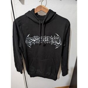 Unintended  Men's Pull Over Hoodie Sweatshirt Small -‎ Black NWOT